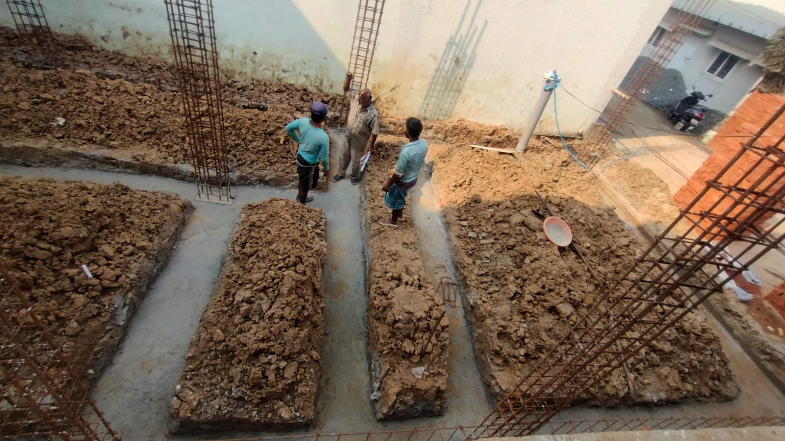 Plinth Beam Concrete Work